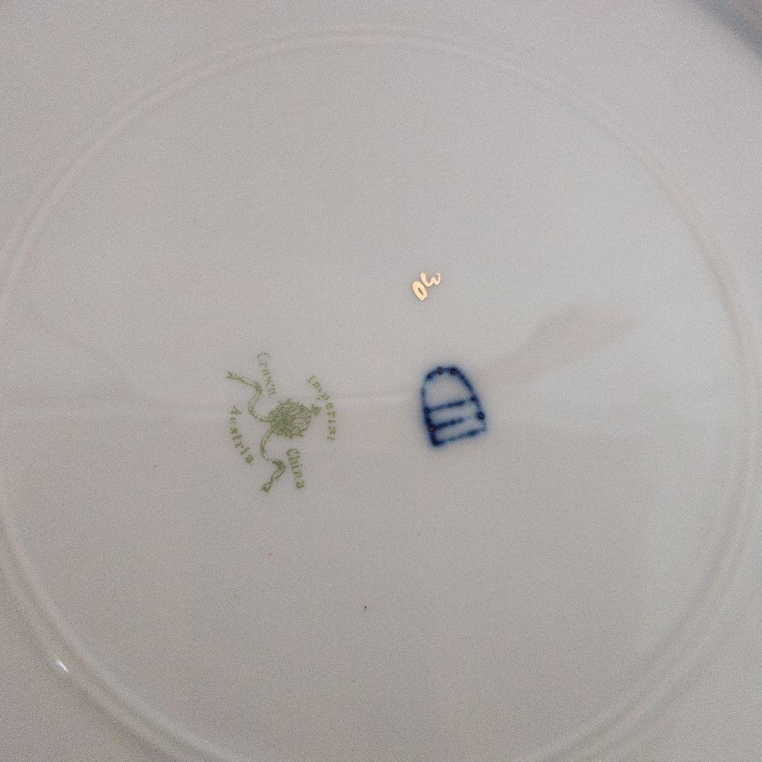 アンティーク ウィーン 手描き 飾り皿