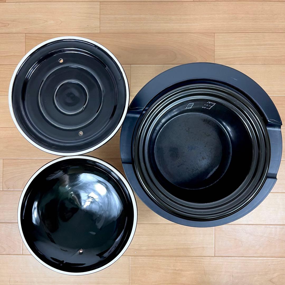 【良品】　ド情熱価格　絶品ごはん土鍋炊き　炊飯器　4合