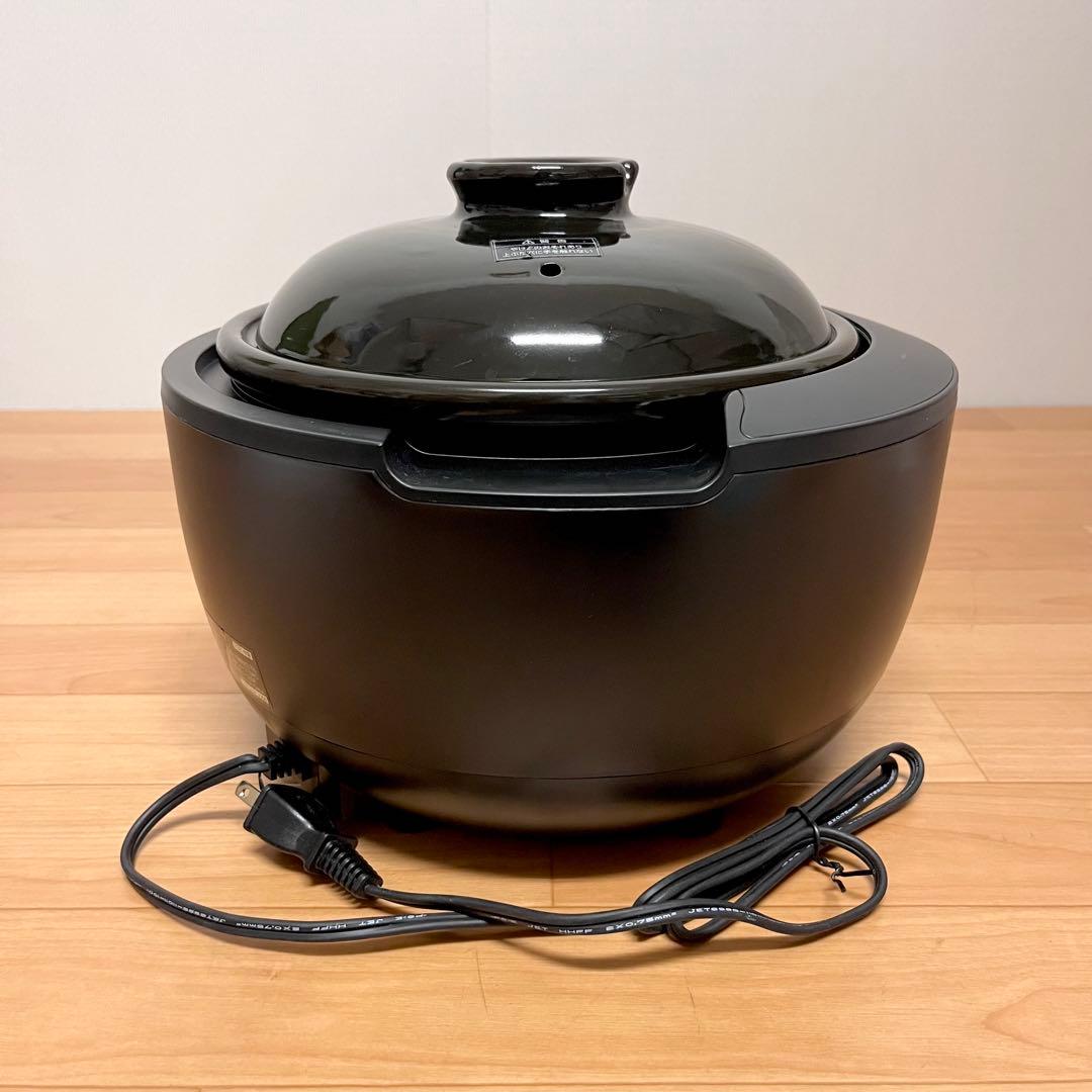 【良品】　ド情熱価格　絶品ごはん土鍋炊き　炊飯器　4合