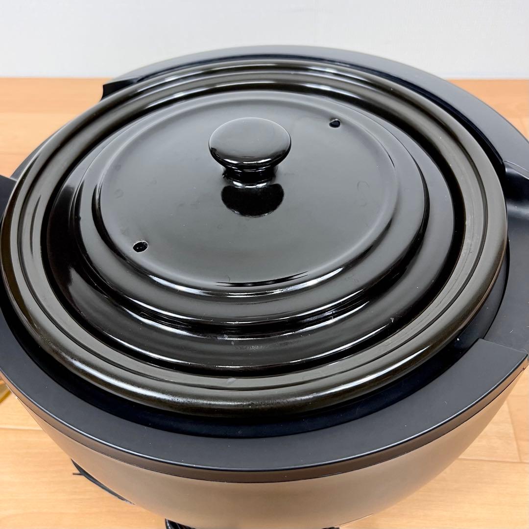 【良品】　ド情熱価格　絶品ごはん土鍋炊き　炊飯器　4合