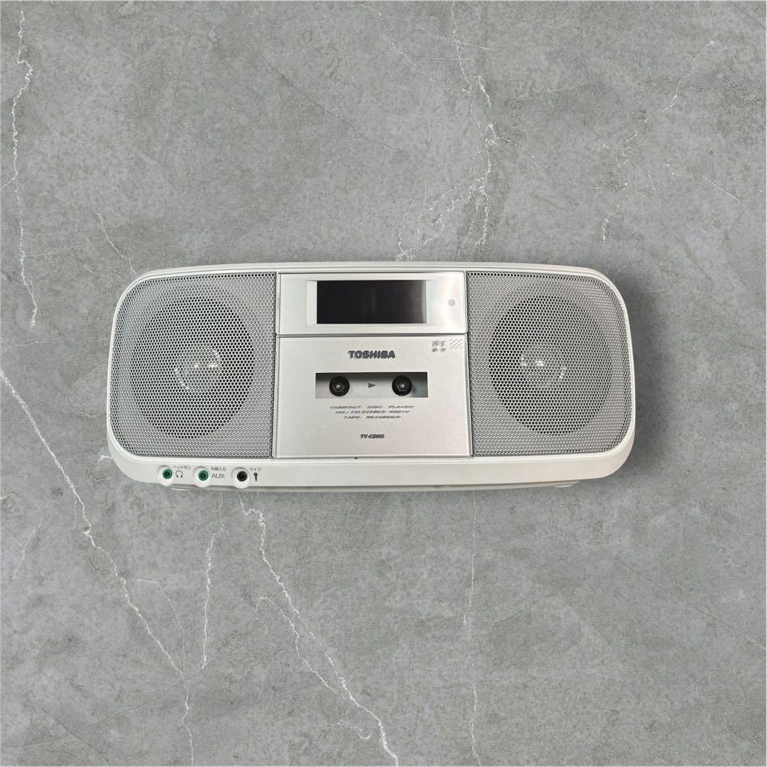 TOSHIBA TY-CDK5 CDラジカセ シルバー