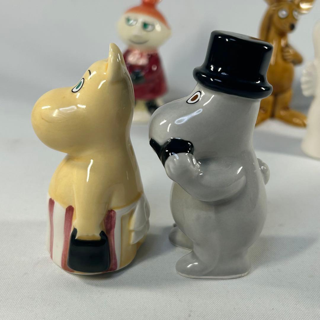 ムーミン　陶器製　置物　8点セット