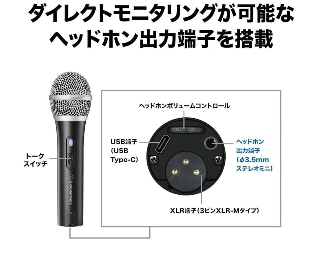 261209未開封audio-technica ATR2100x-USB マイク