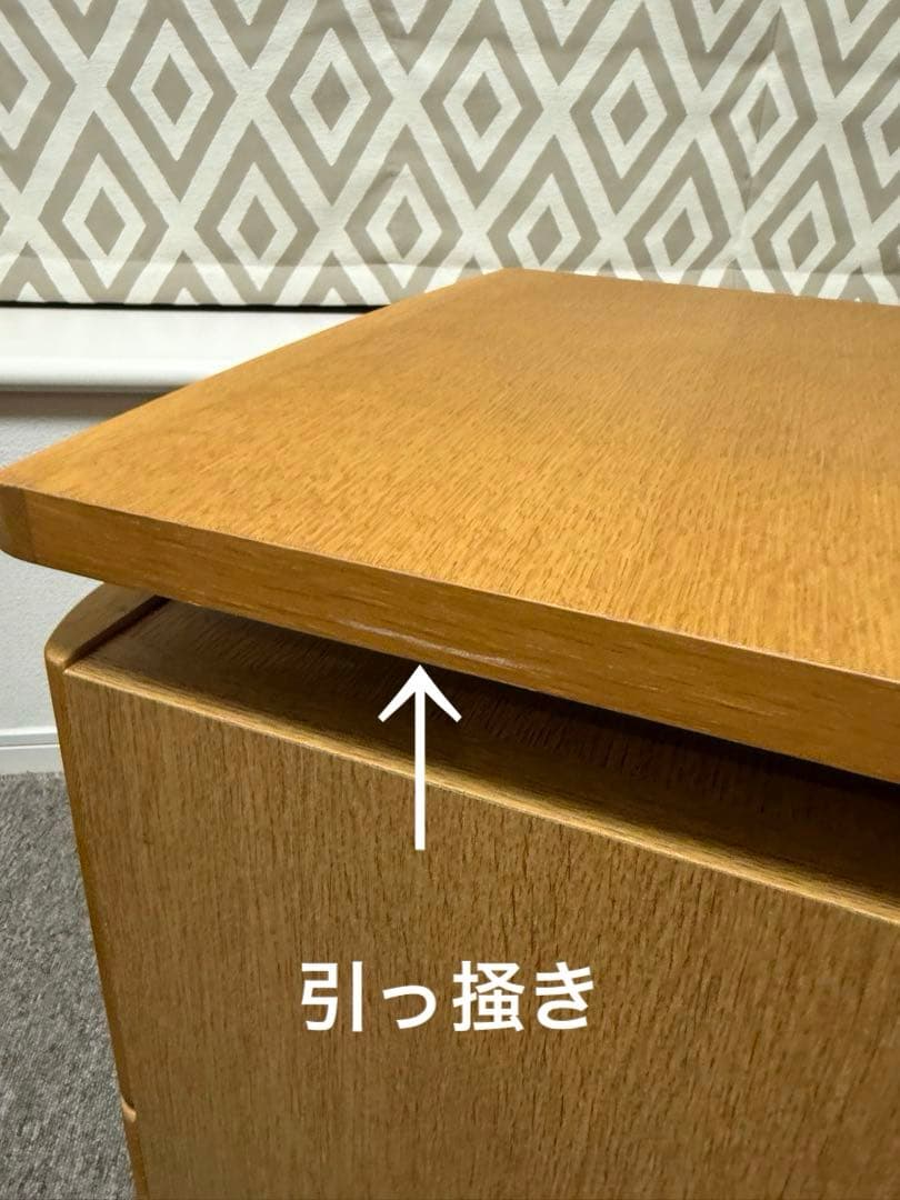 【浜本工芸 】学習机 No.57 昇降袖　ハート型取っ手