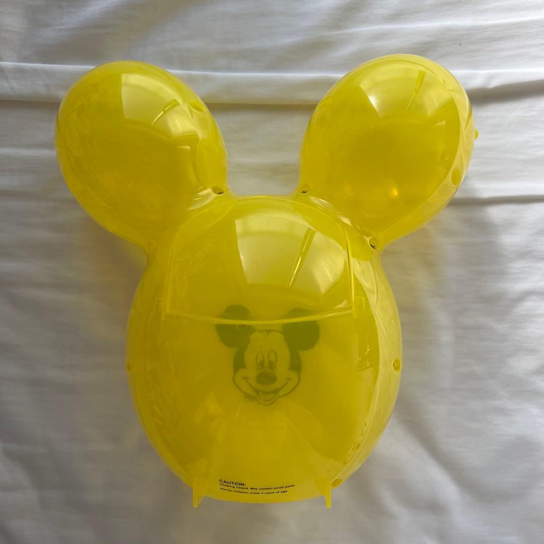 海外ディズニーミッキーマウス風船ポップコーンバケット黄色