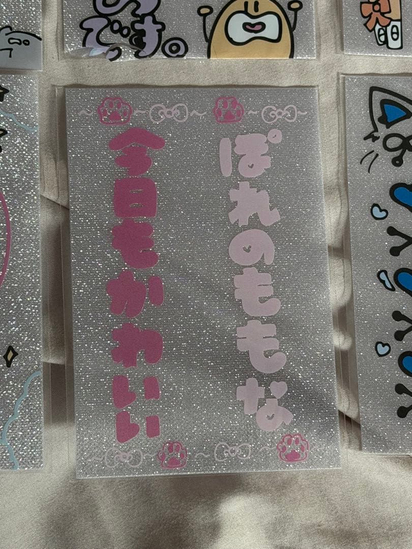 高嶺のなでしこ　ペンライトシート　ペンライトフィルム