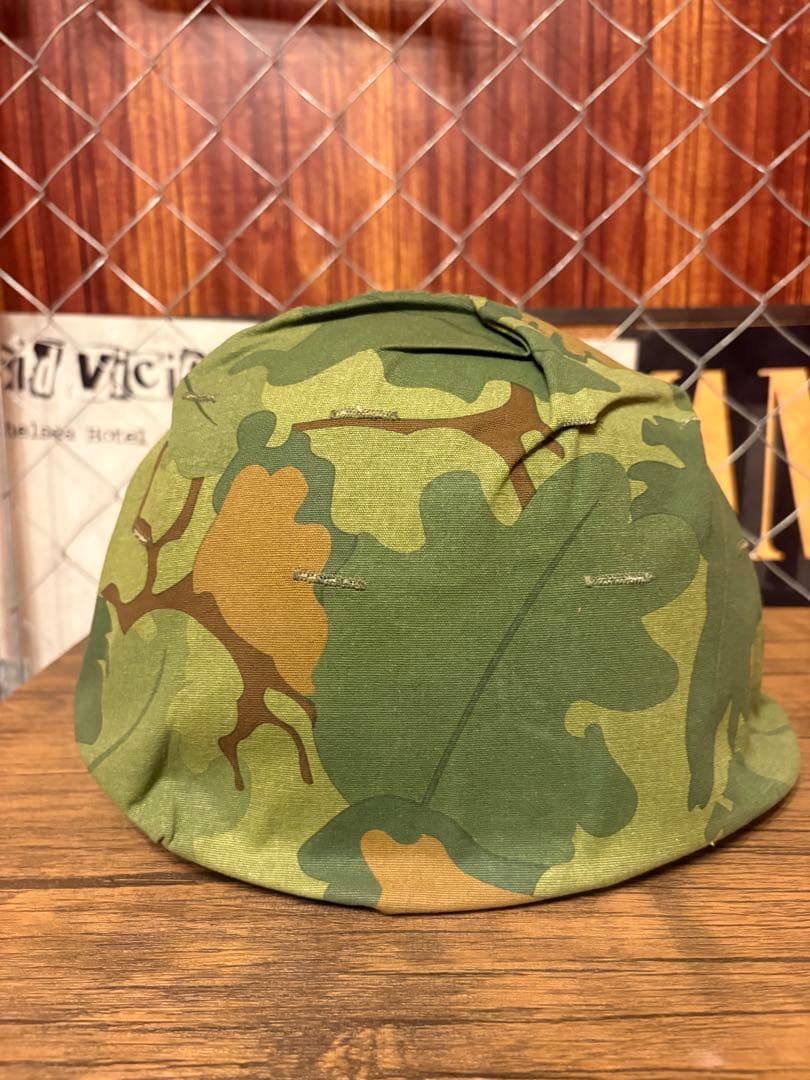 レア！！アメリカ軍　M1ヘルメット　二重構造　鉄製　ミリタリー　サバゲー