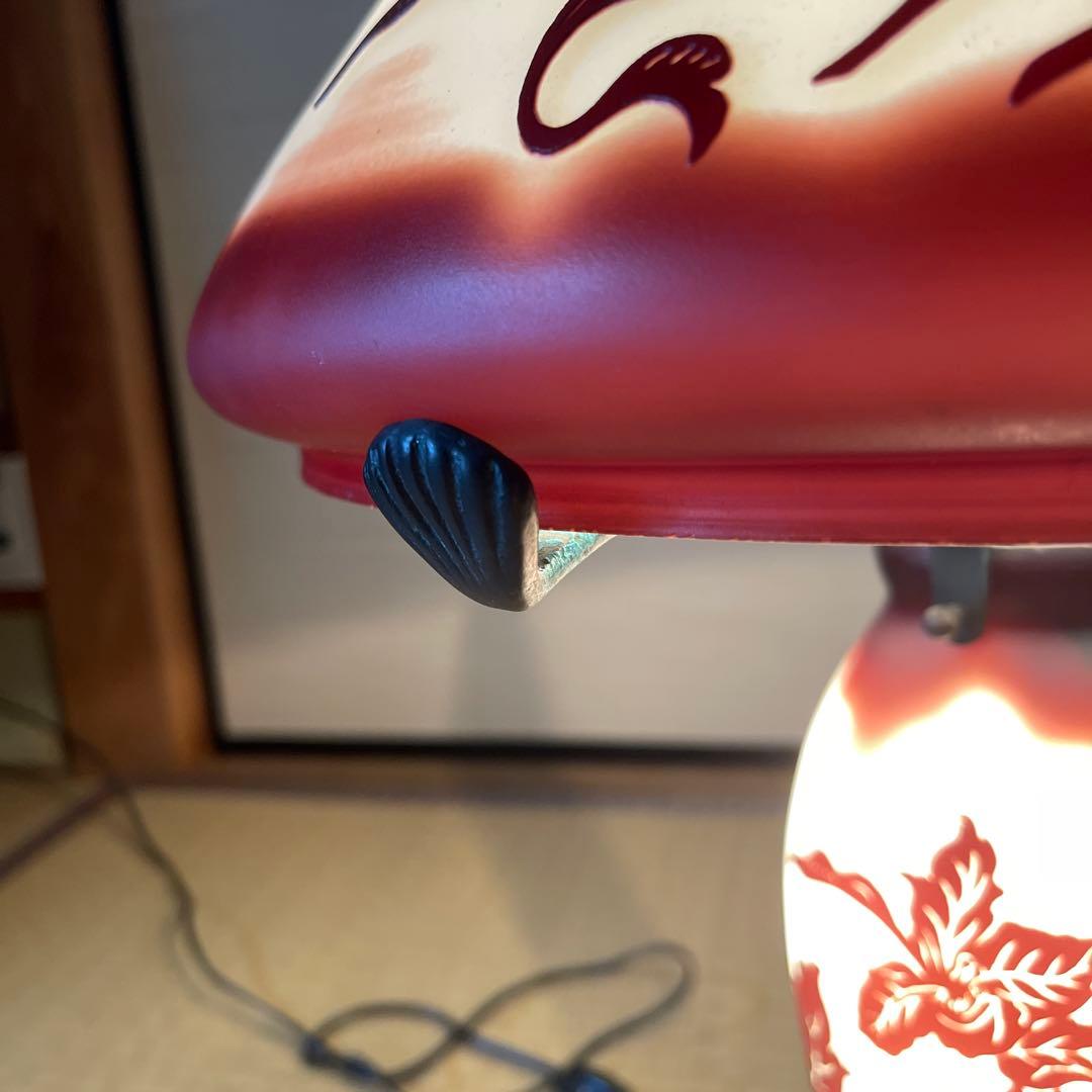 アール・ヌーヴォーガレ風キノコ型 テーブルランプ