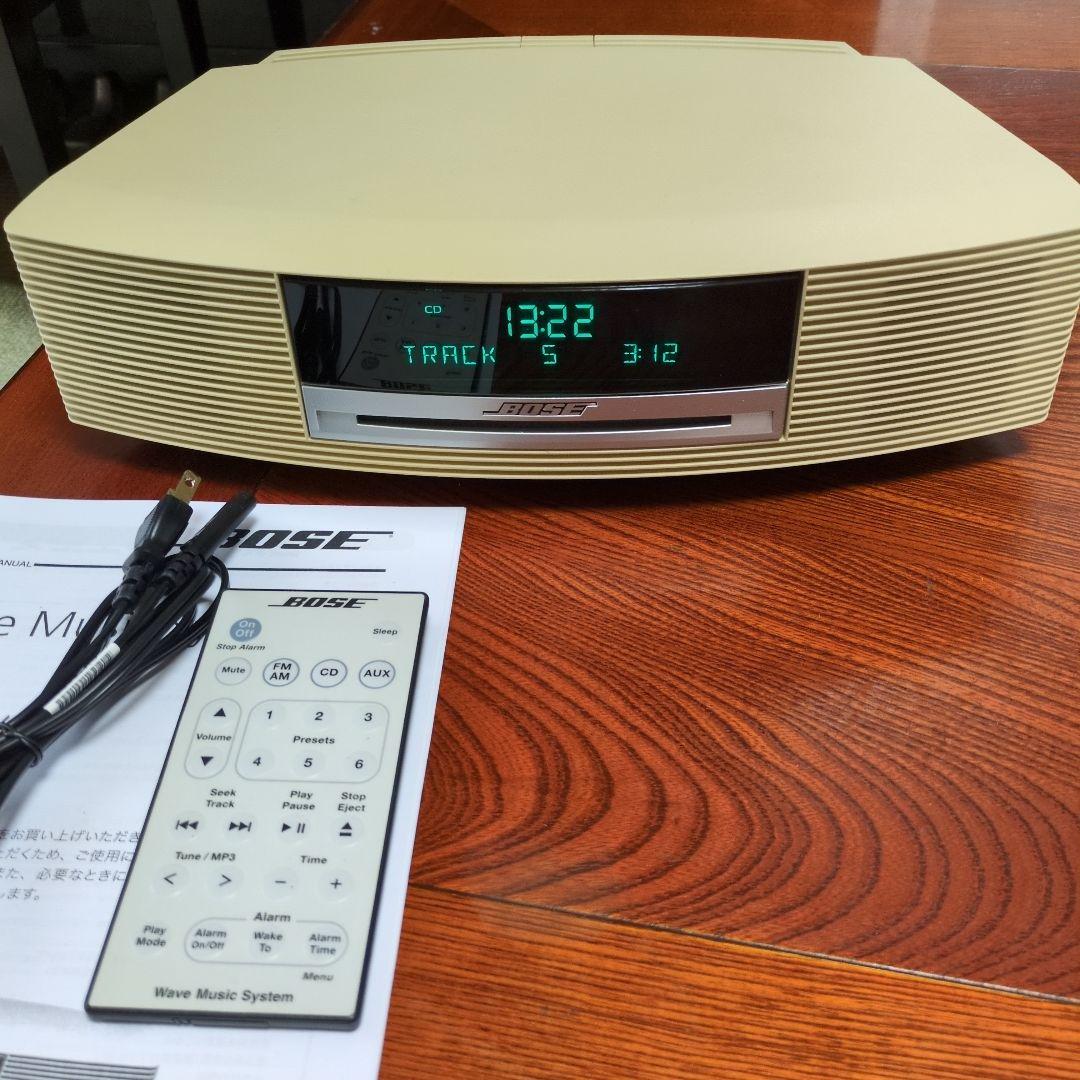 Bose Wave Music System完動品純正大型リモコンコード取説