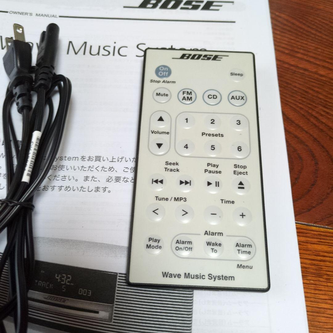 Bose Wave Music System完動品純正大型リモコンコード取説
