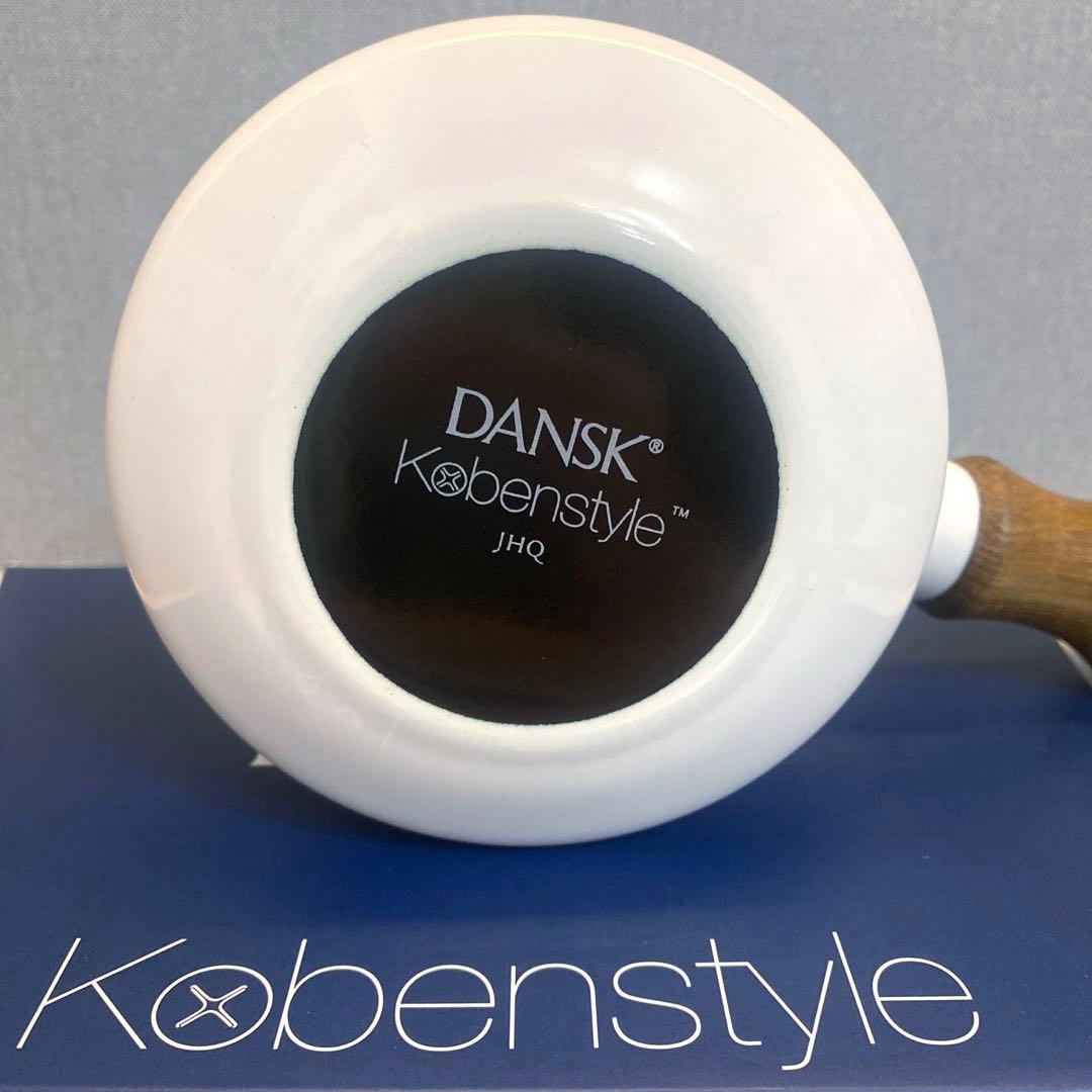 未使用品　DANSKダンスク　ホワイト　白　鍋　バターウォーマー　琺瑯　ホーロー