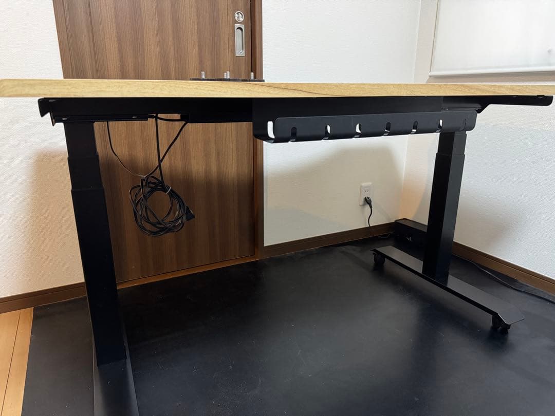 mstt【美品】FLEXISPOT E7セット 電動高さ調整木製デスク