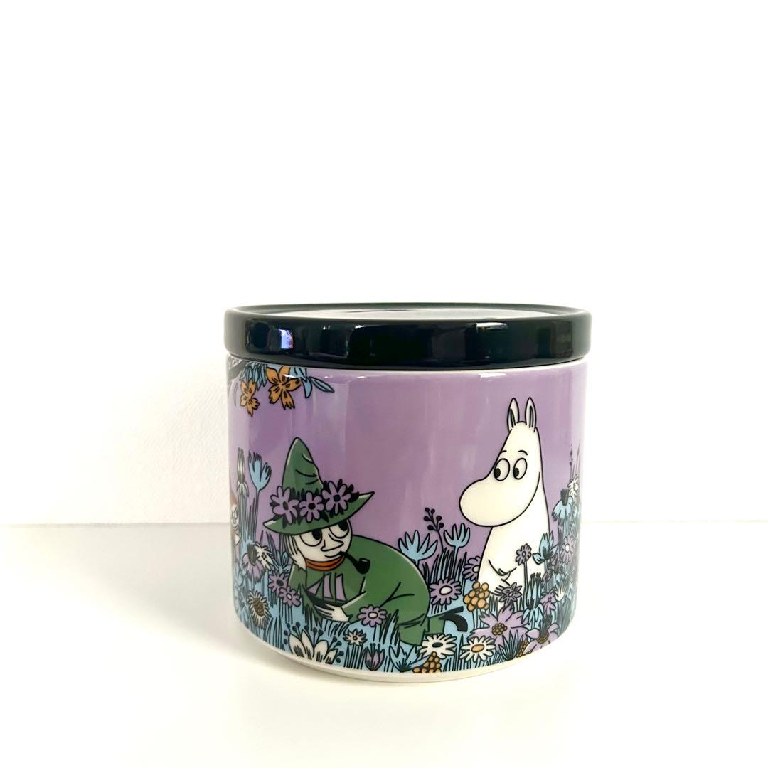 新品 アラビア ムーミン 蓋付きジャー ピッチャー フレンズフォーエバー80周年