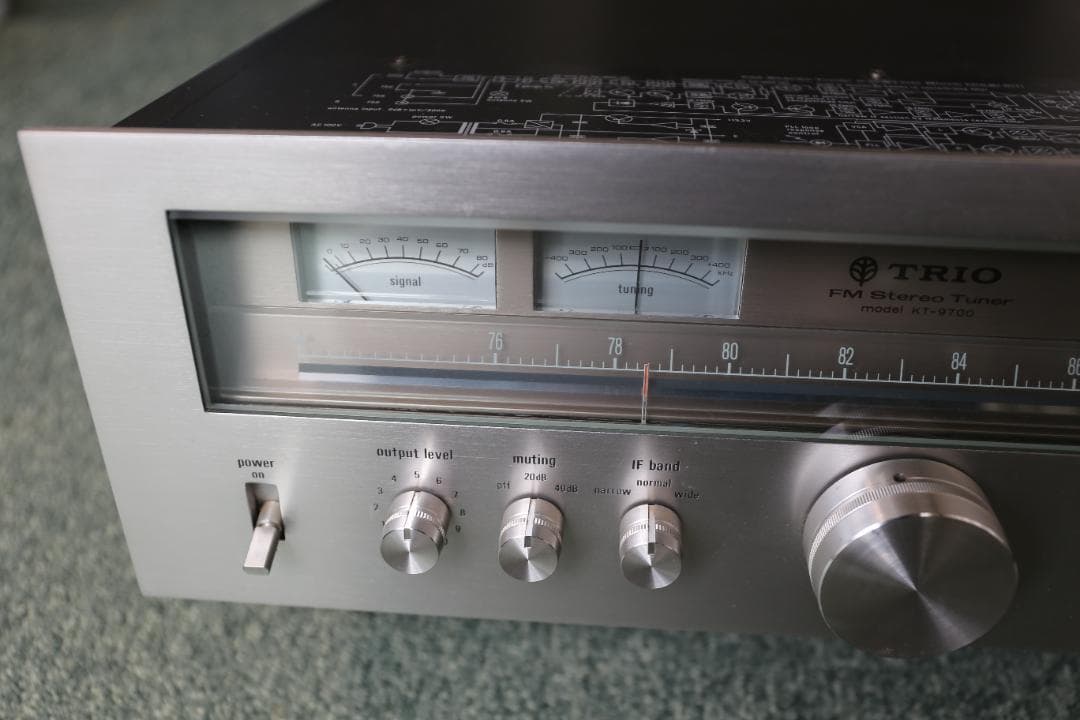 TRIO トリオ　FM専用チューナー　KT-9700良品