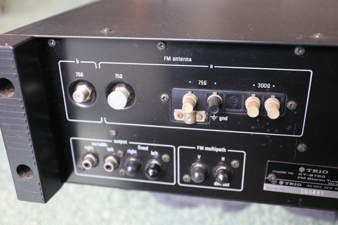 TRIO トリオ　FM専用チューナー　KT-9700良品
