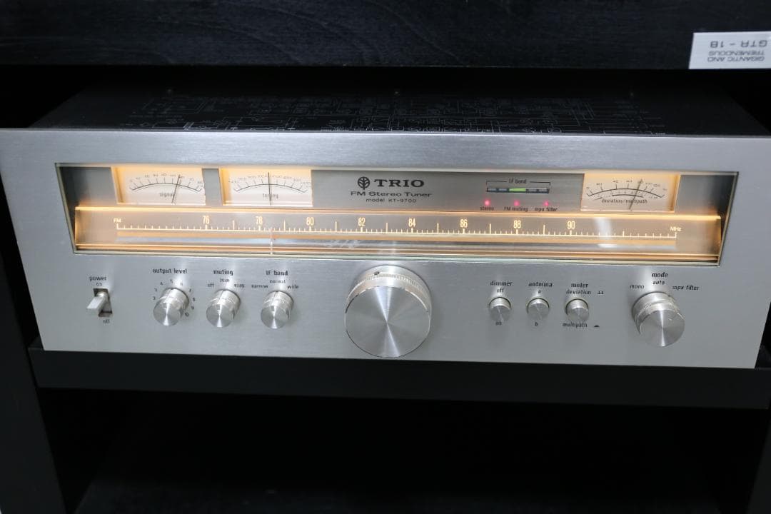 TRIO トリオ　FM専用チューナー　KT-9700良品