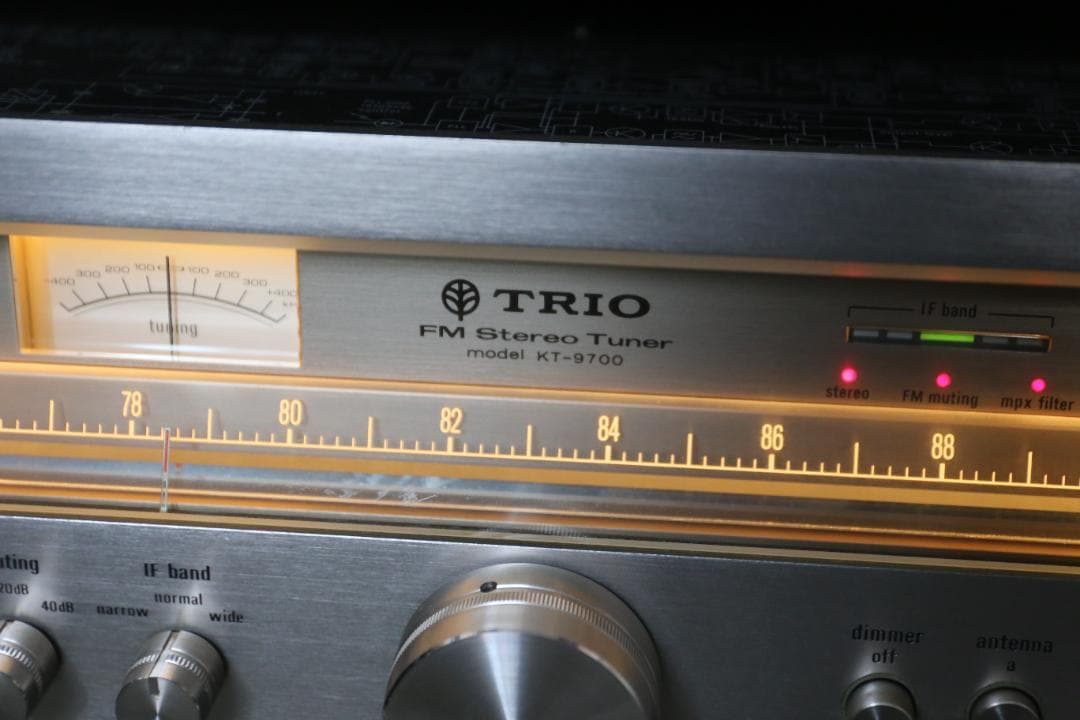 TRIO トリオ　FM専用チューナー　KT-9700良品