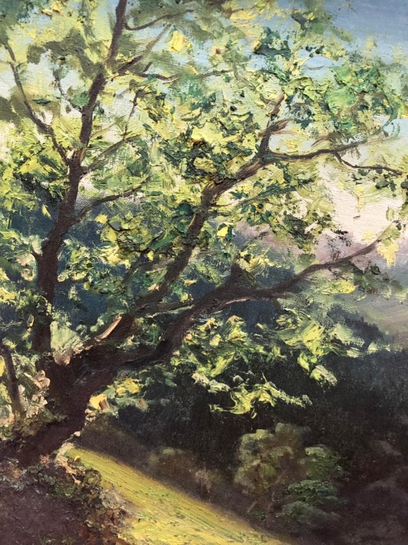 値下げしました！絵画　油絵　風景　山水画