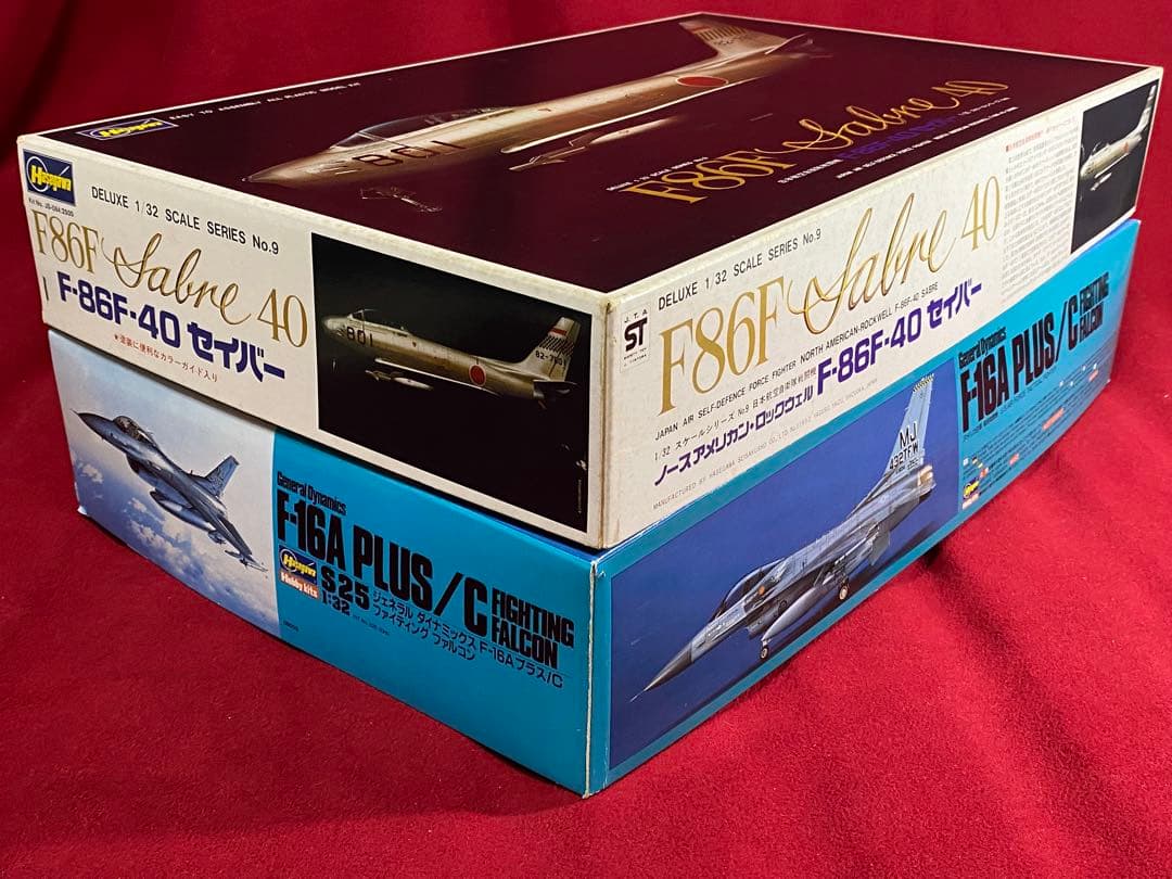 ハセガワ1/32 F-16A & F-86F-40