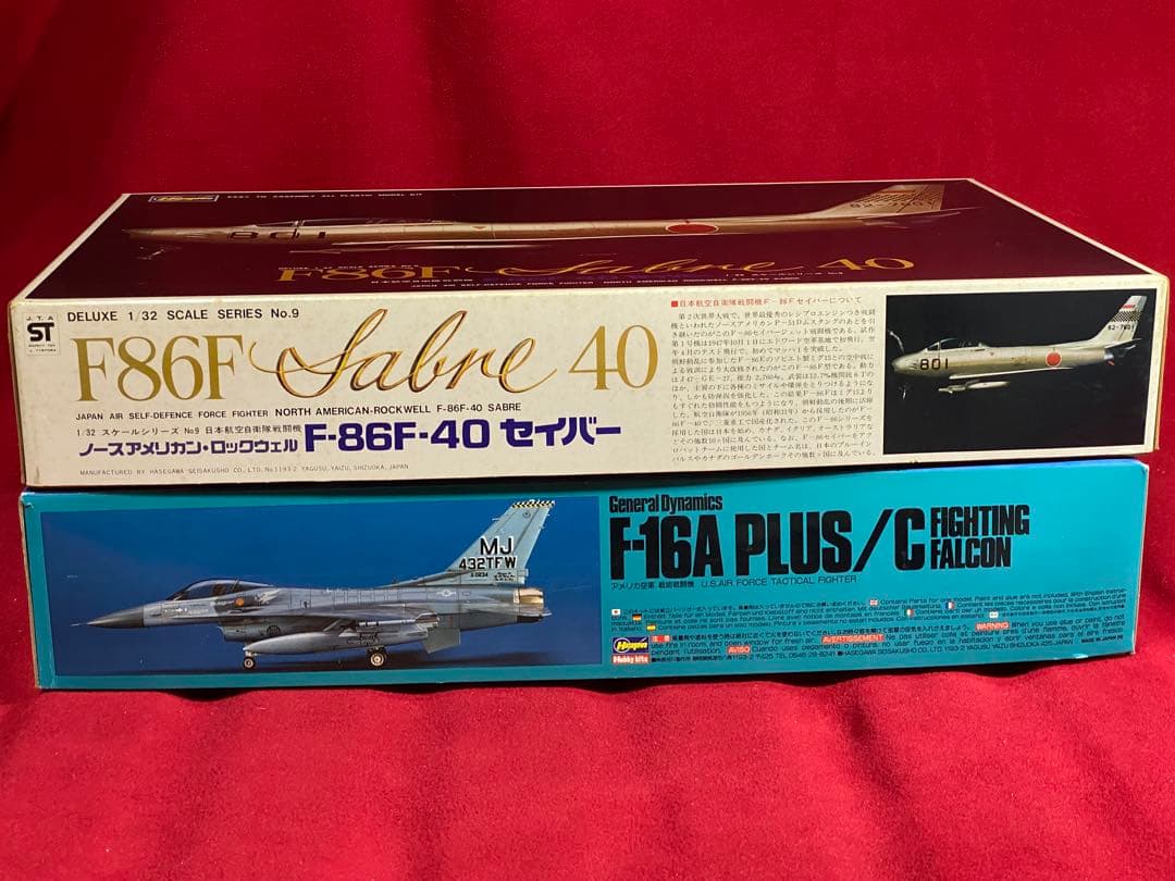 ハセガワ1/32 F-16A & F-86F-40