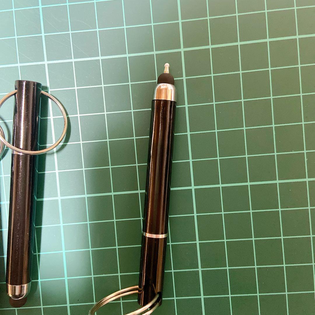 タッチスクリーンボールペン6本セットスクリーンペンキーホルダー