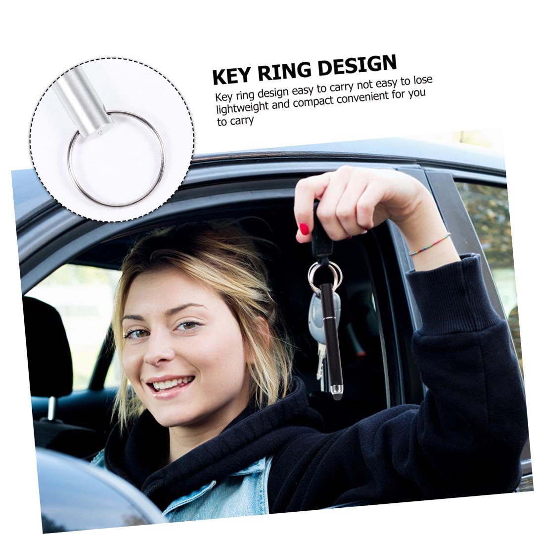 タッチスクリーンボールペン6本セットスクリーンペンキーホルダー