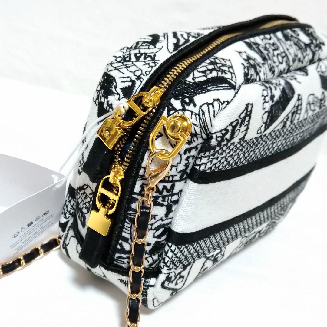 ディオール パリ地図 刺繍 クリスチャンディオール ショルダー ポーチ 非売品