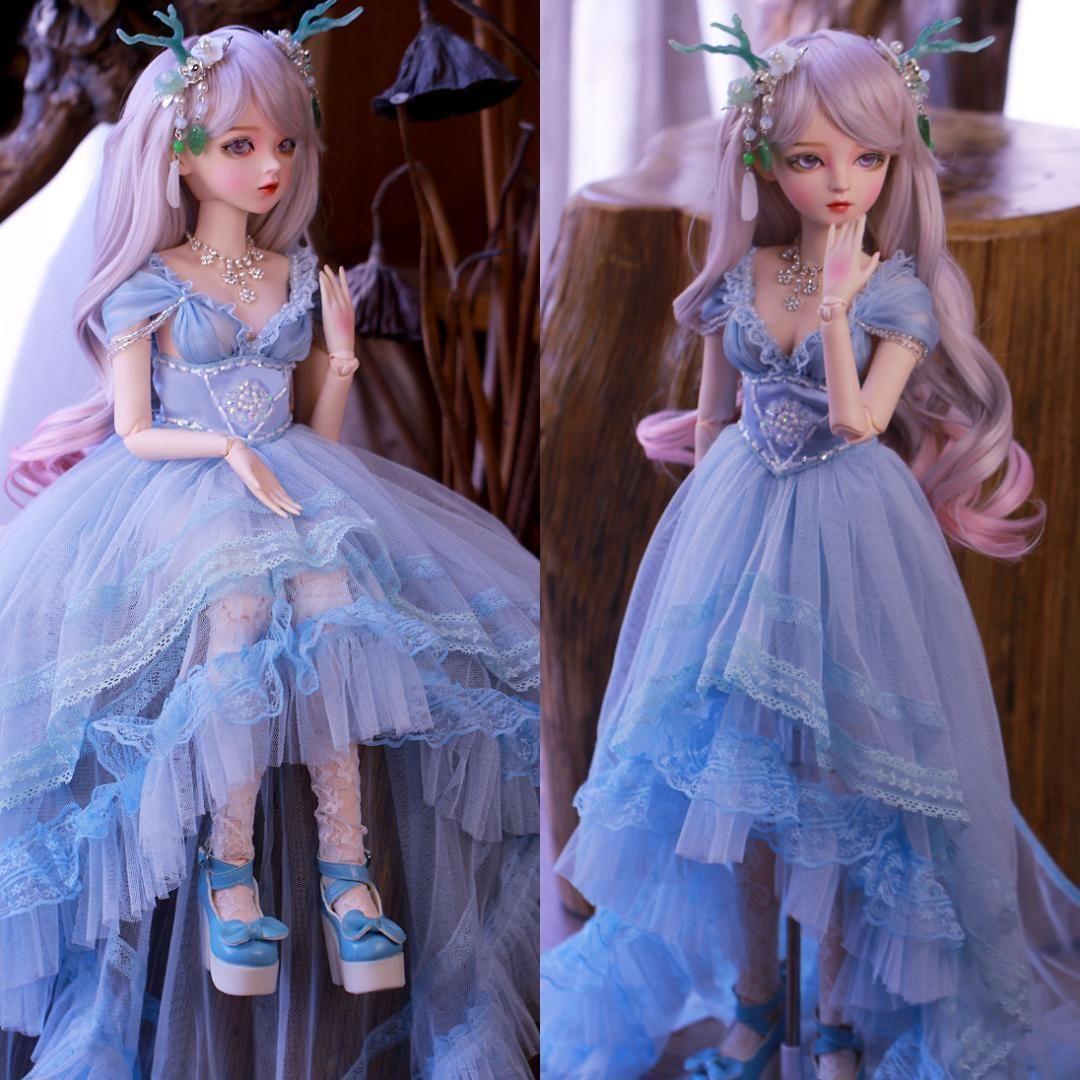 BJD 1/3ドール フルセット 本体 60cm 球体関節人形 眼球 洋服 妖精