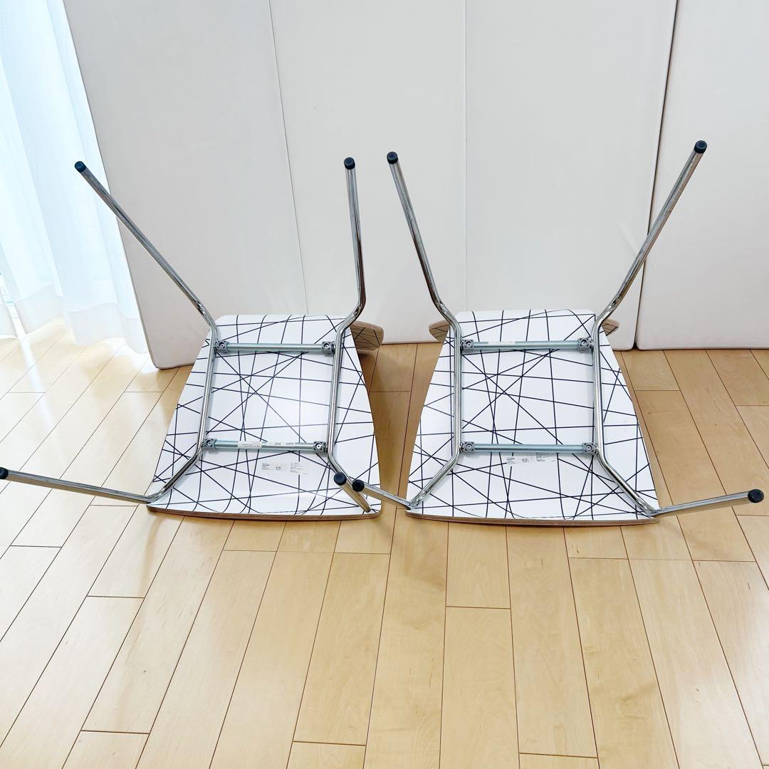 OLD IKEA 廃盤 VILMAR チェア ポストモダン　ゼブラ柄　ストライプ