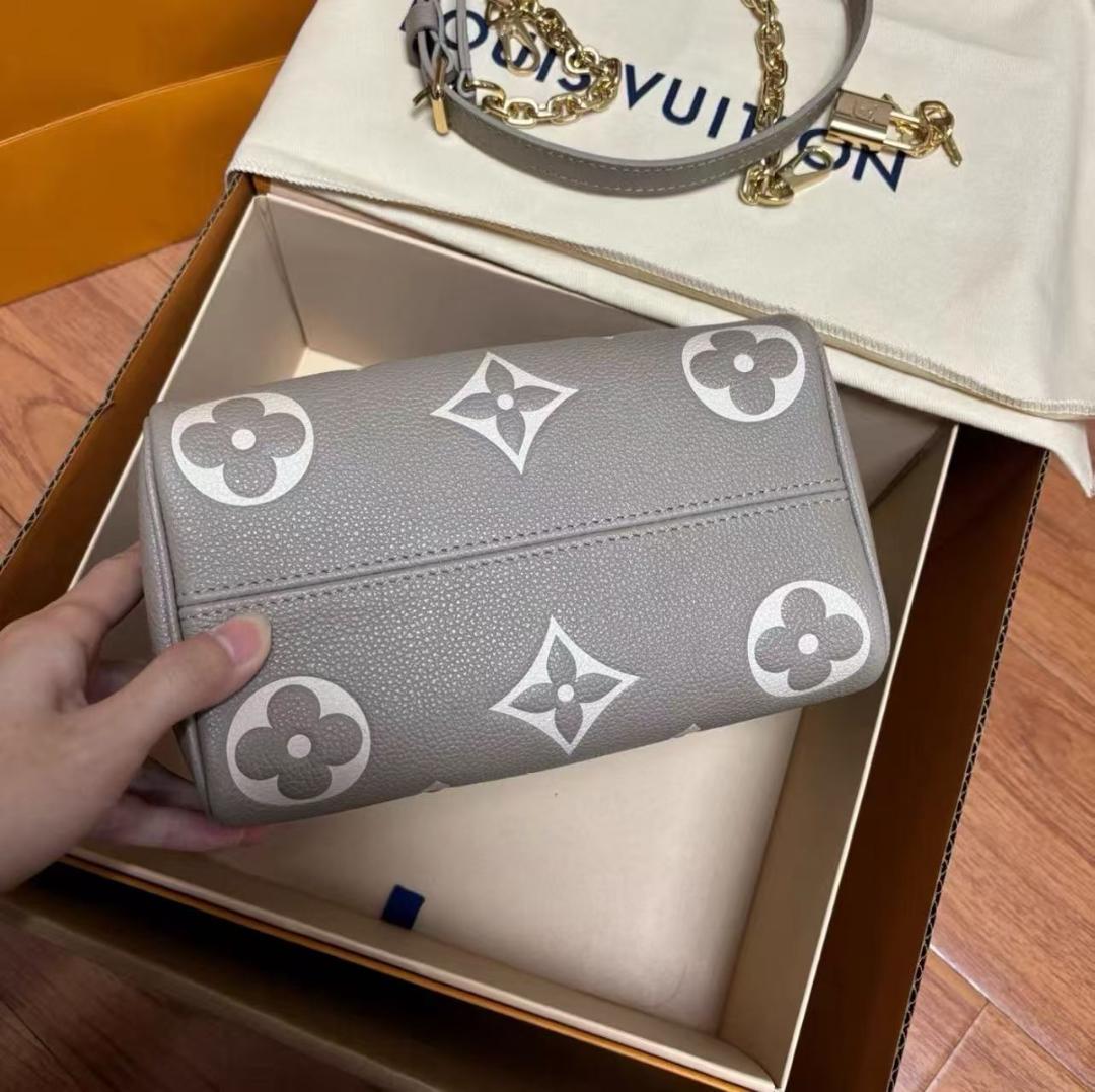 Louis Vuitton ◆断捨離 ★グレー モノグラム ハンドバッグ