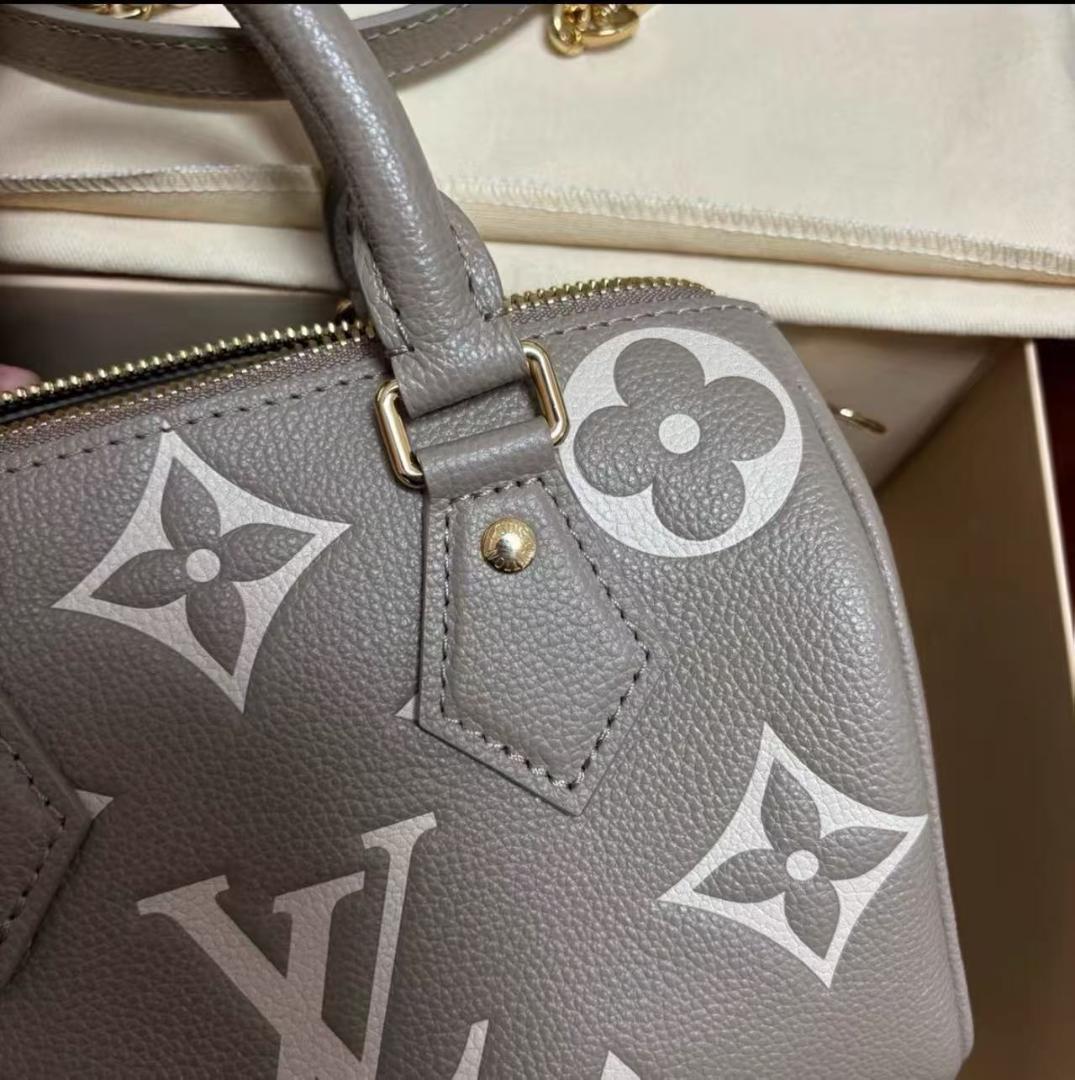 Louis Vuitton ◆断捨離 ★グレー モノグラム ハンドバッグ