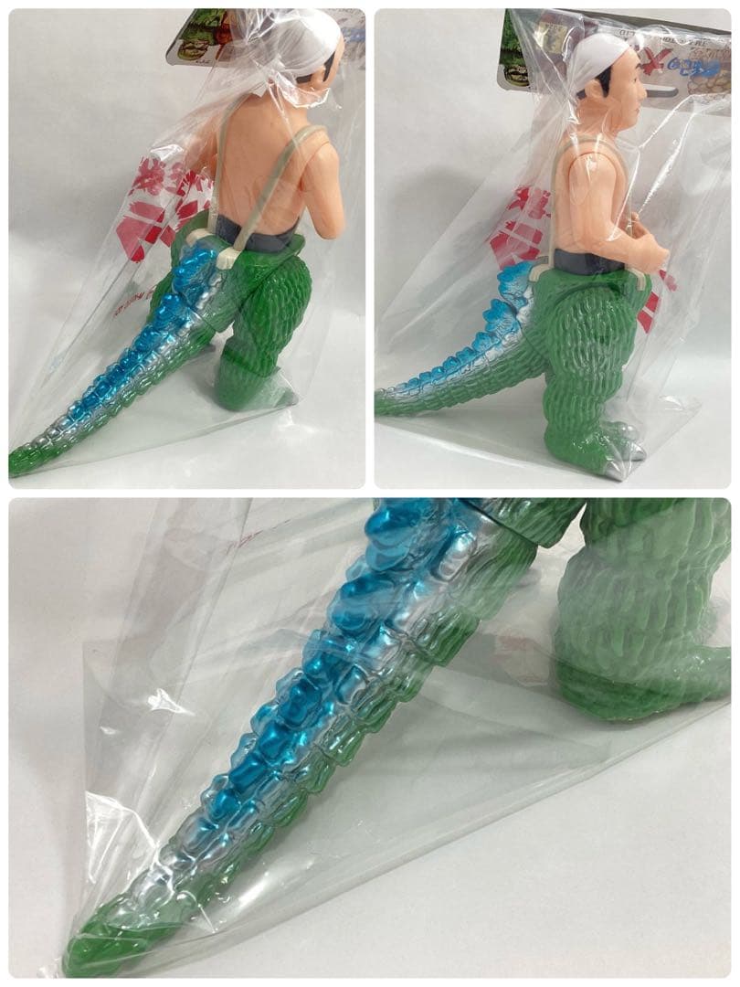 M1号 世紀の大怪獣★中島晴雄ゴジラ ソフビ ブルマァク レトログリーン 東宝