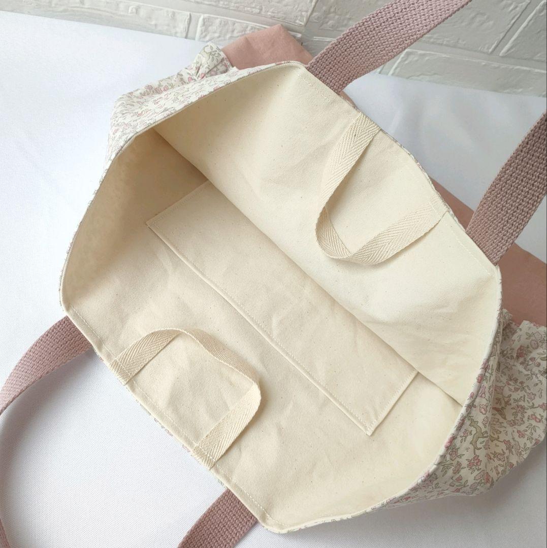 ハンドメイド リバティ メドウテイルズ レッスンバッグ