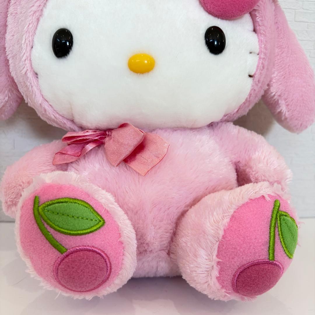 ハローキティ　さくらんぼ　ピンク チェリー 着ぐるみ　２５cm 【レア品】