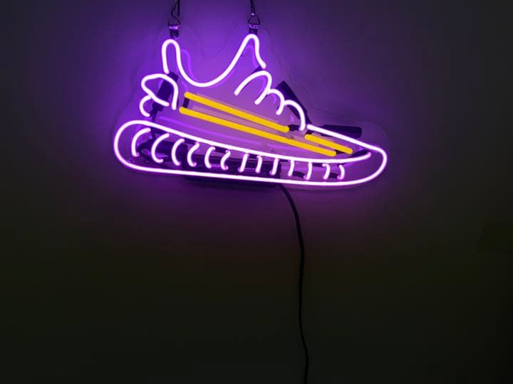 シューズ　shoes  ネオンサイン　LEDネオン　ガラスネオン　オーダーメイド