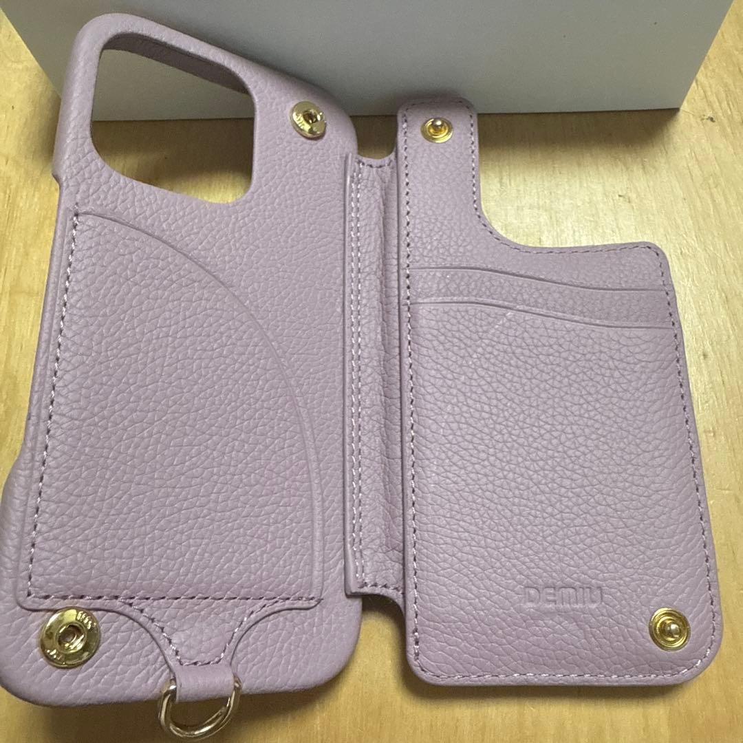DEMUI iPhone16pro ケース ライラック