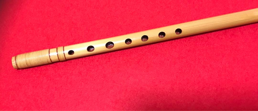 横笛206(篠笛) 9本調子　美品(㐂月)