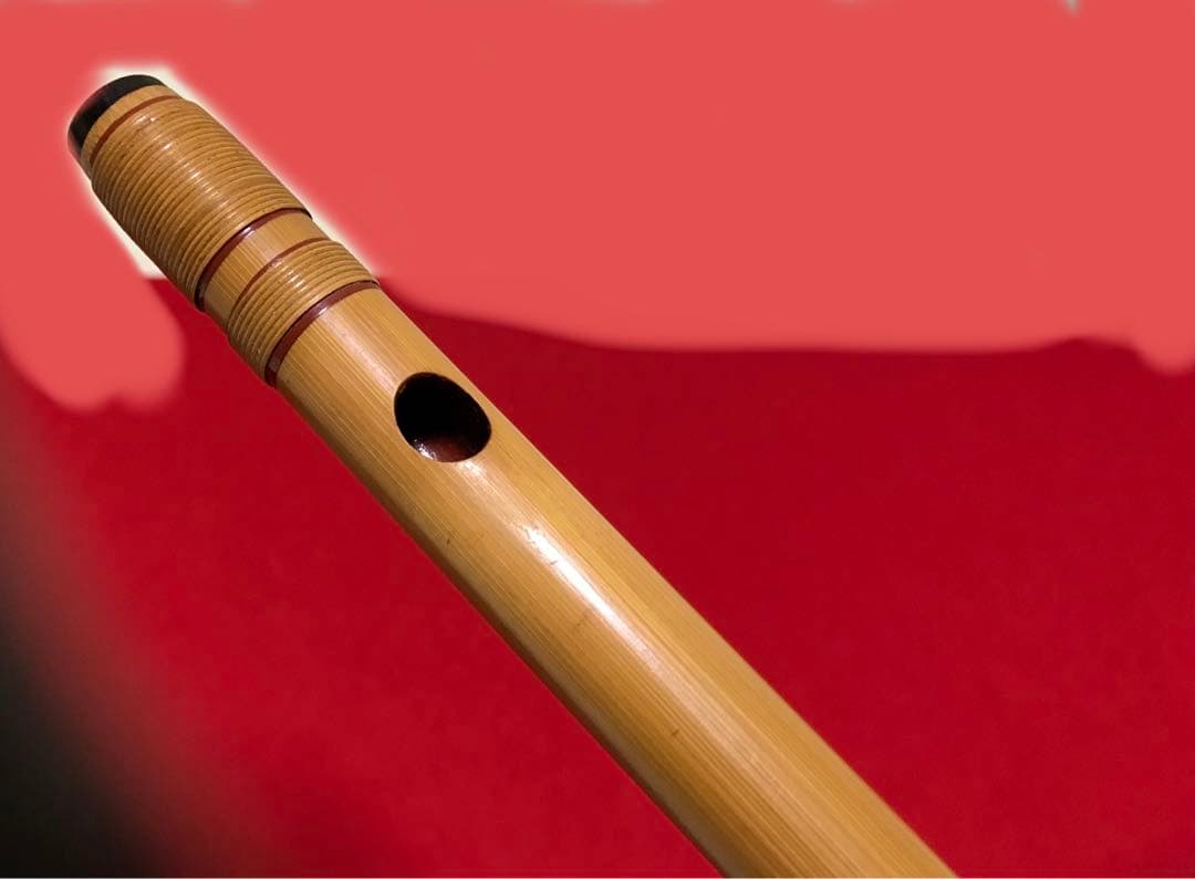 横笛206(篠笛) 9本調子　美品(㐂月)