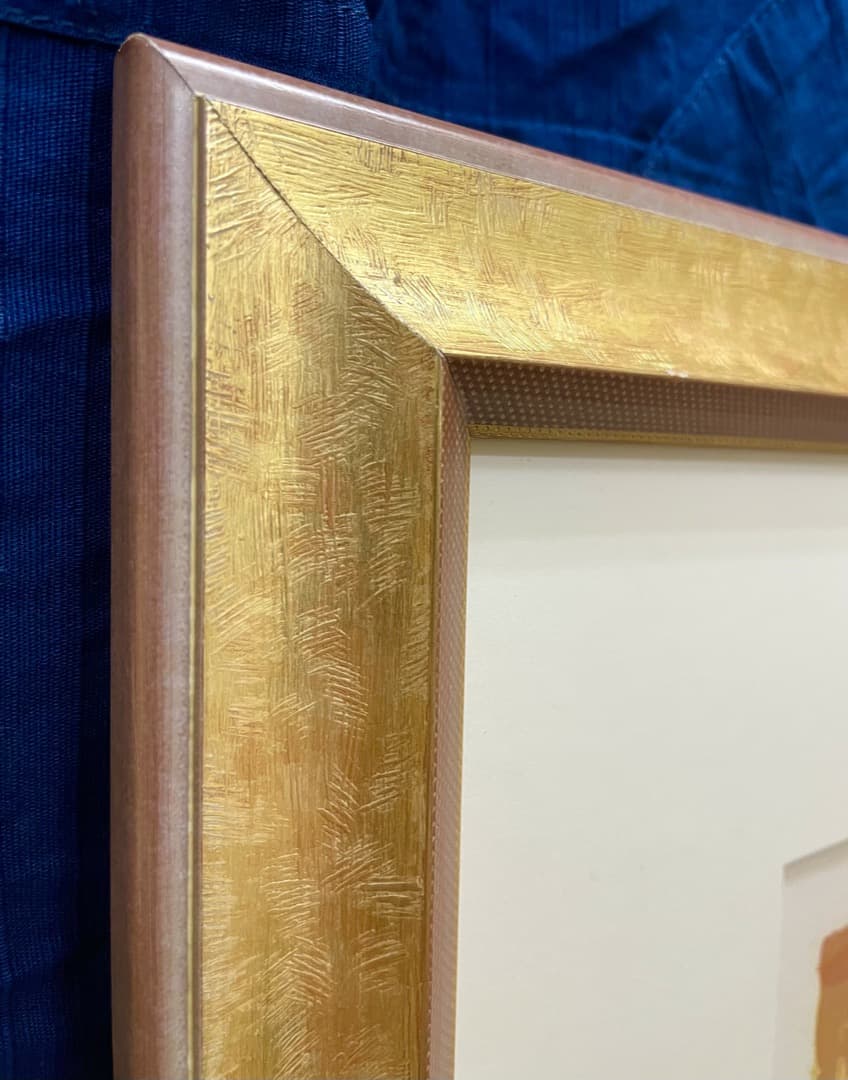 中村直人『魚』リトグラフ 80部限定 作家直筆サイン入り 額装 状態綺麗です