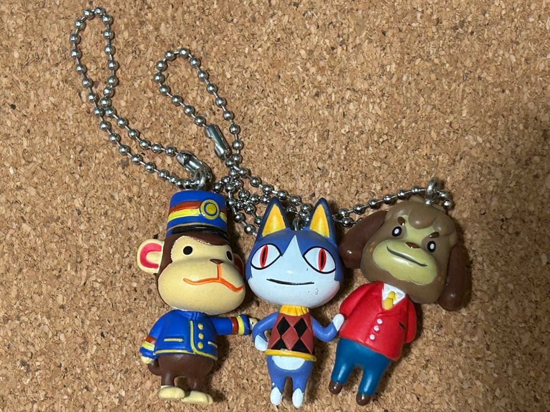 どうぶつの森　キーホルダー　フィギュア　ミニチュア　8体　セット