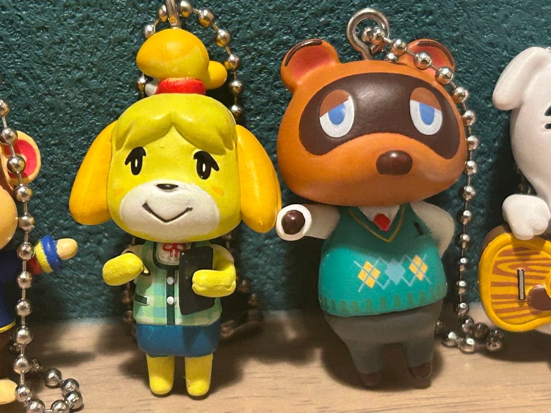 どうぶつの森　キーホルダー　フィギュア　ミニチュア　8体　セット