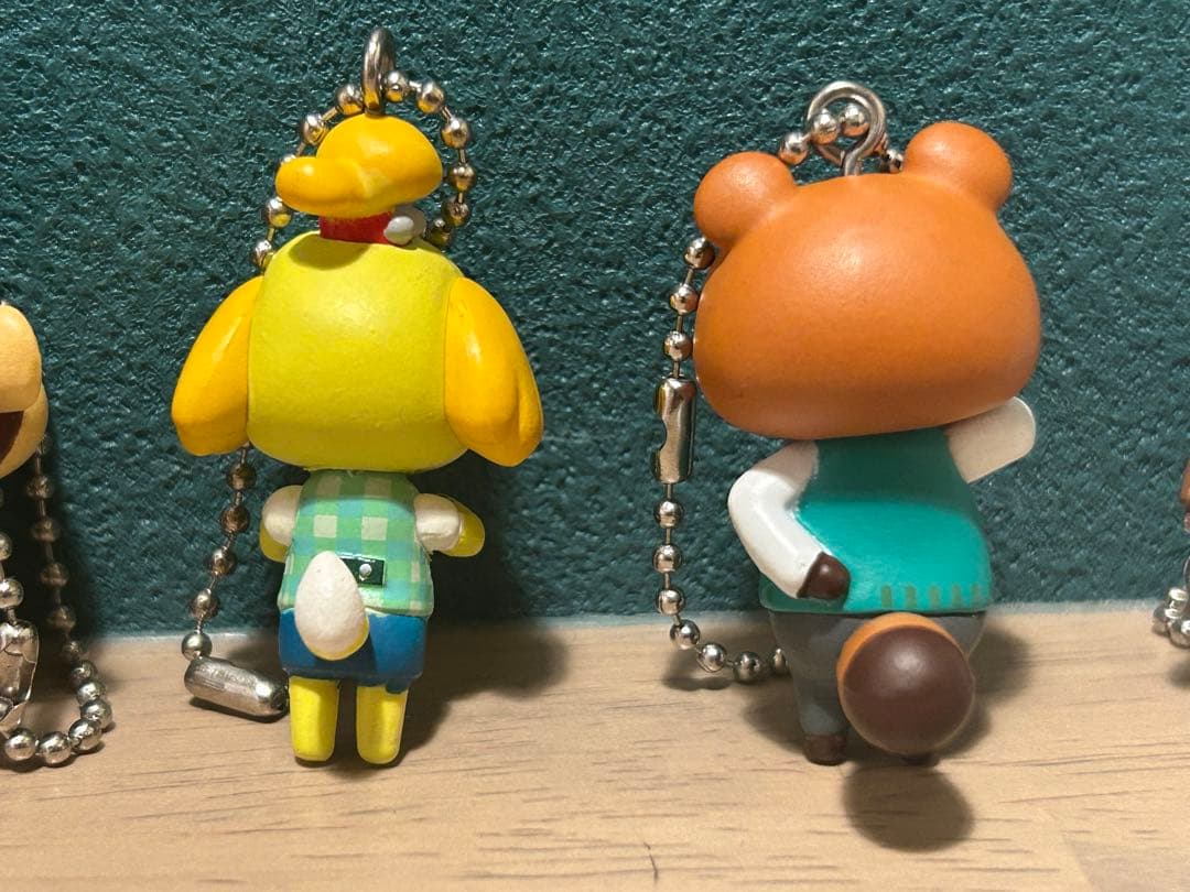 どうぶつの森　キーホルダー　フィギュア　ミニチュア　8体　セット