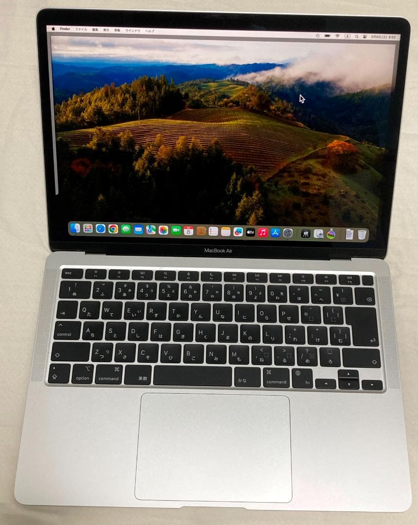 美品Apple MacBook Air M1 8GB 512GB シルバー