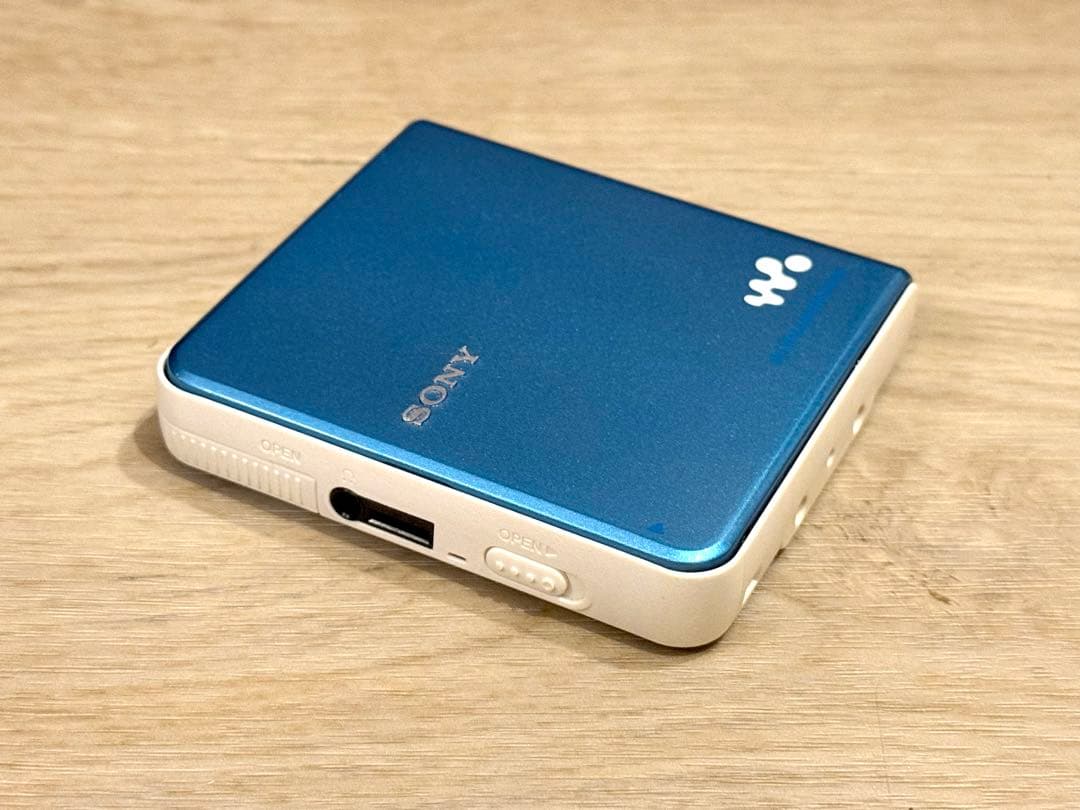 SONY MZ-E630 ポータブルMDプレーヤー　ブルー