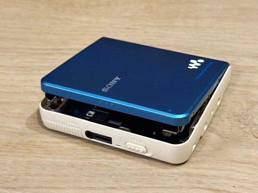SONY MZ-E630 ポータブルMDプレーヤー　ブルー