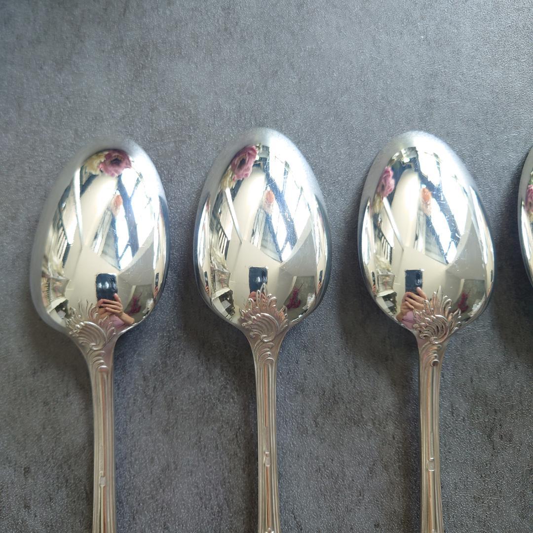 希少 クリストフル マルリー デザートスプーン 5点