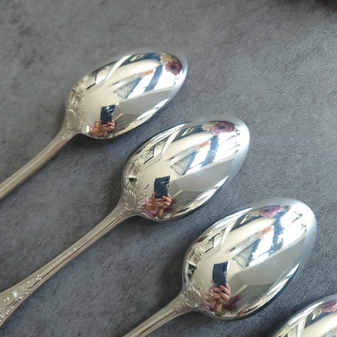 希少 クリストフル マルリー デザートスプーン 5点