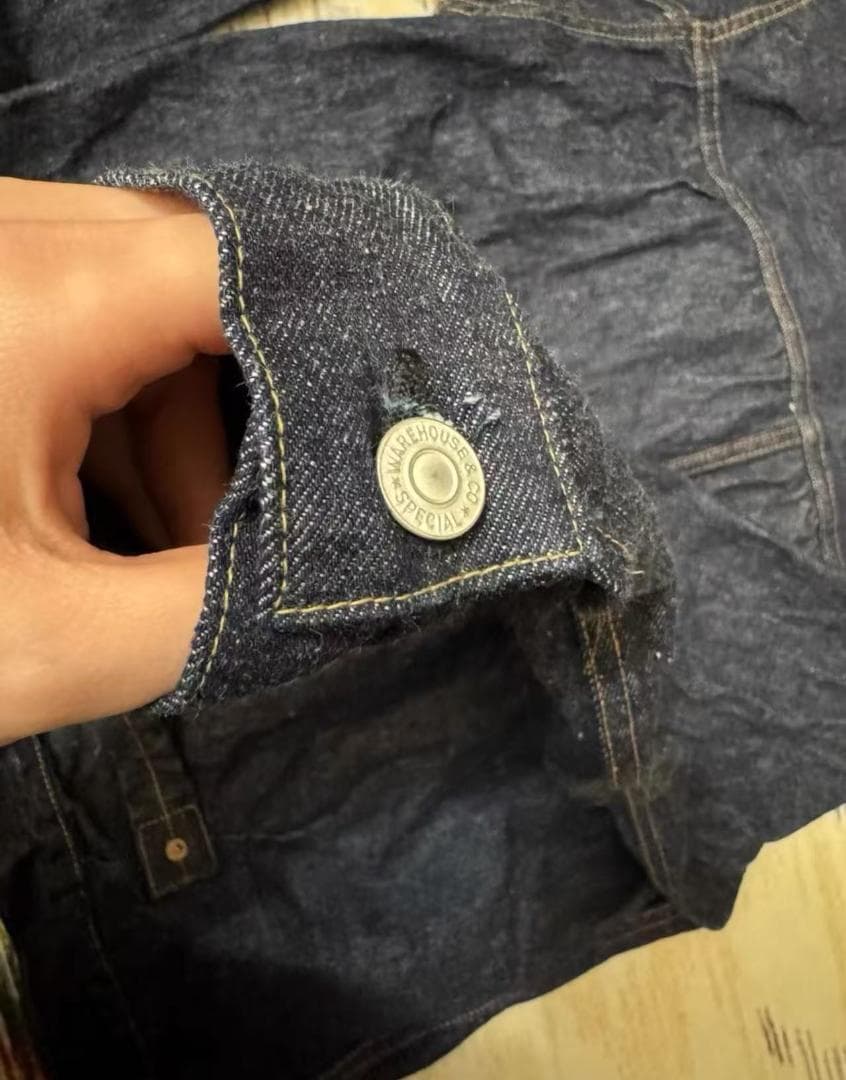 TCB JEANS 30sデニムジャケット、ブランケット付きで冬でも快適。