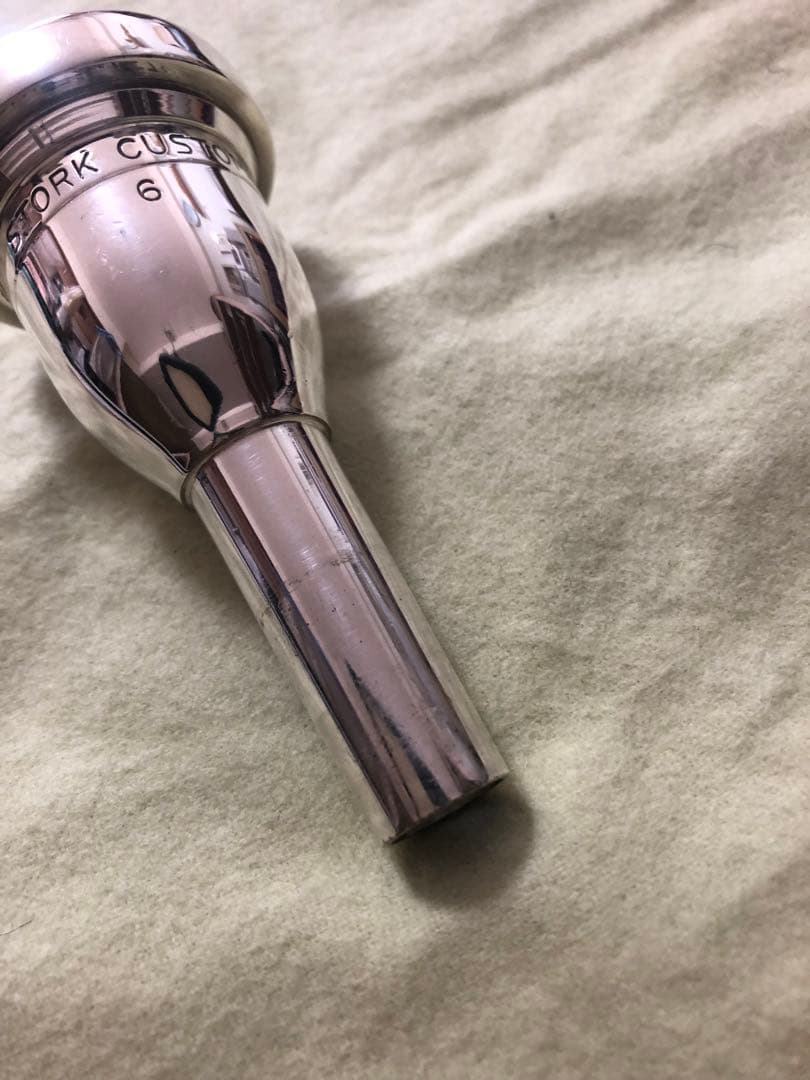 美品/ストーク　STORK CUSTOM トロンボーンマウスピース　６