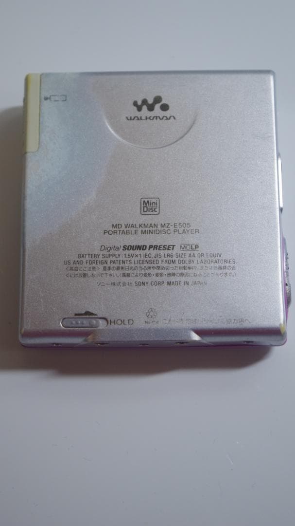 T0816 SONY MZ-E500/E707/E505 MDプレーヤー